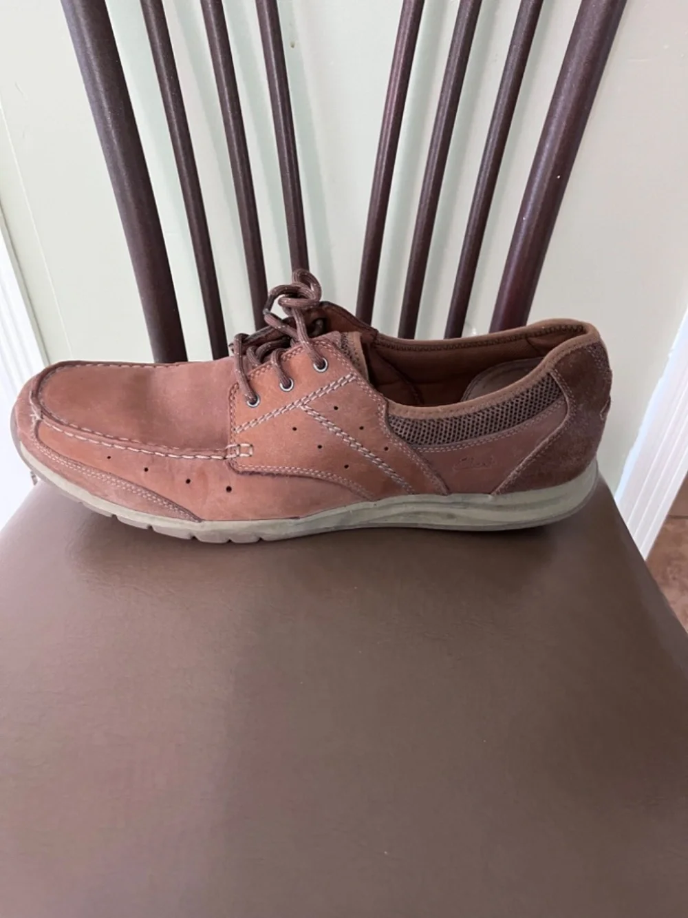 Clarks Armada English Oxford Brown Suede/Nubuck/Men’s Size 15M